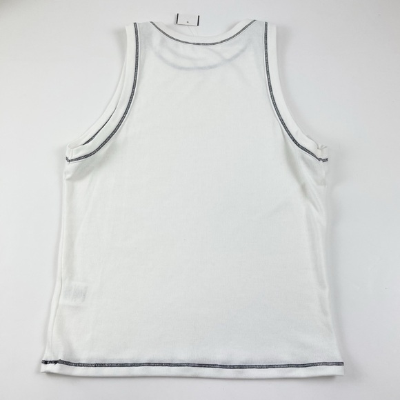 Lush Tank Top Womens Size XL White Sleeveless Shirt NWT - Picture 2 of 8